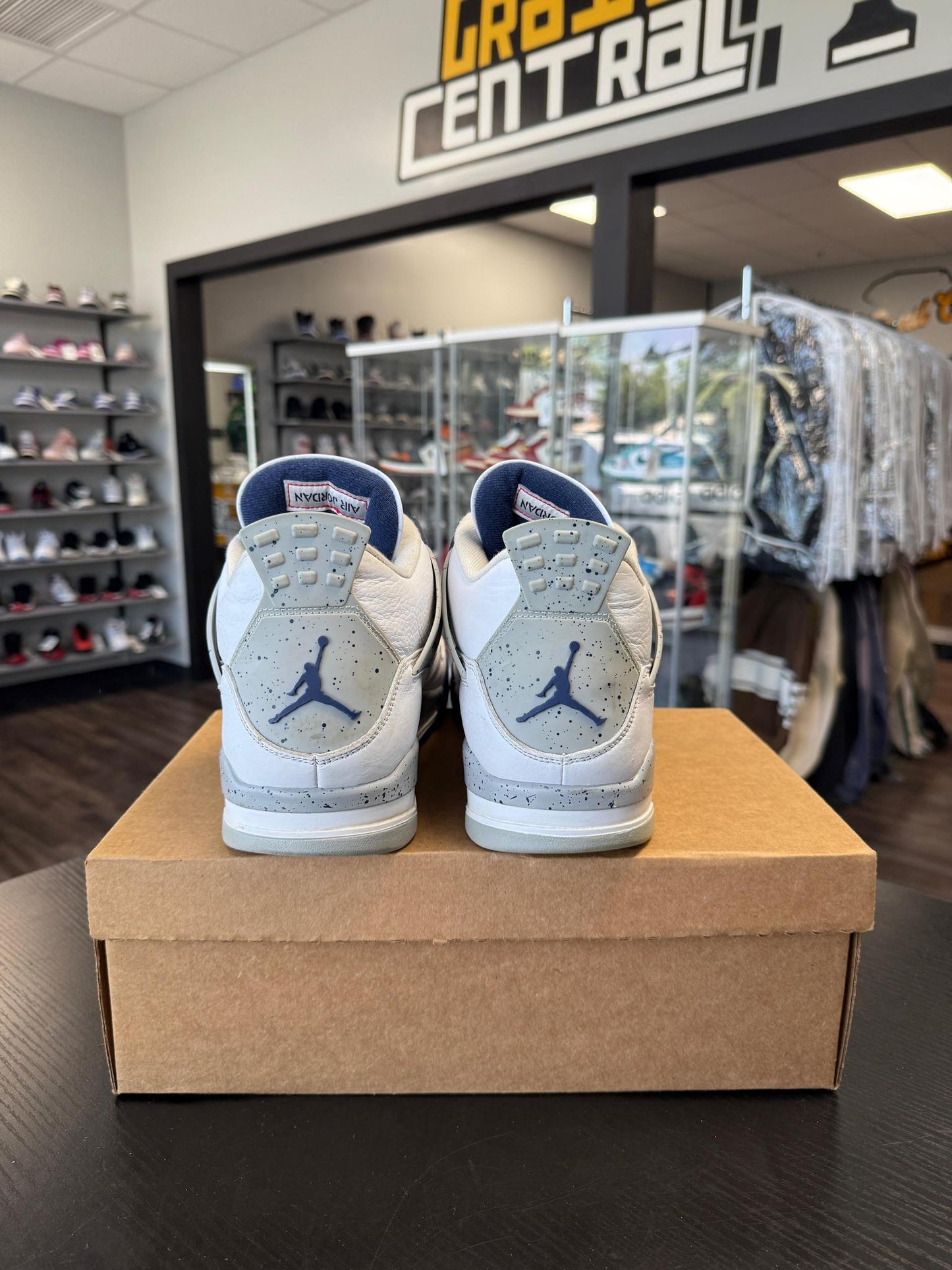 Jordan 4 "Midnight Navy" Used Size 14