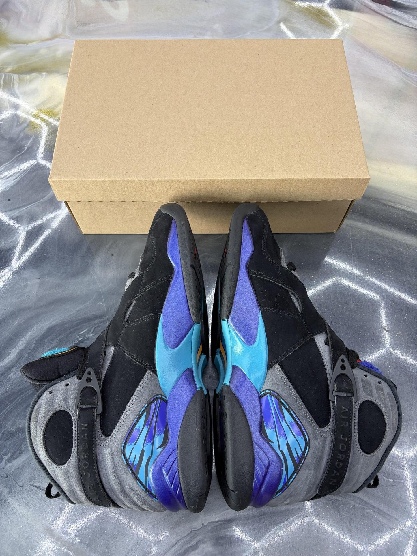 Jordan 8 "Aqua" Used Size 12