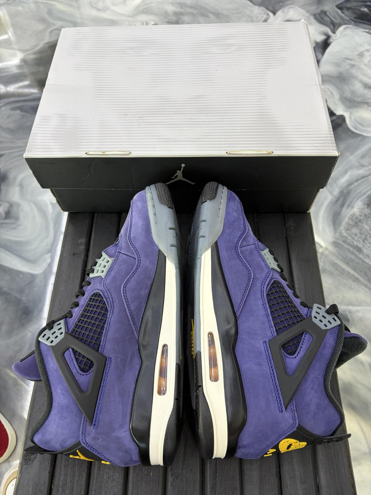 Jordan 4 "Lakers" Used Size 8.5