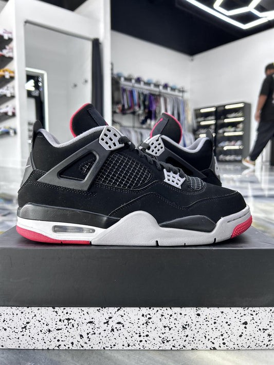 Jordan 4 "Bred" Used Size 10