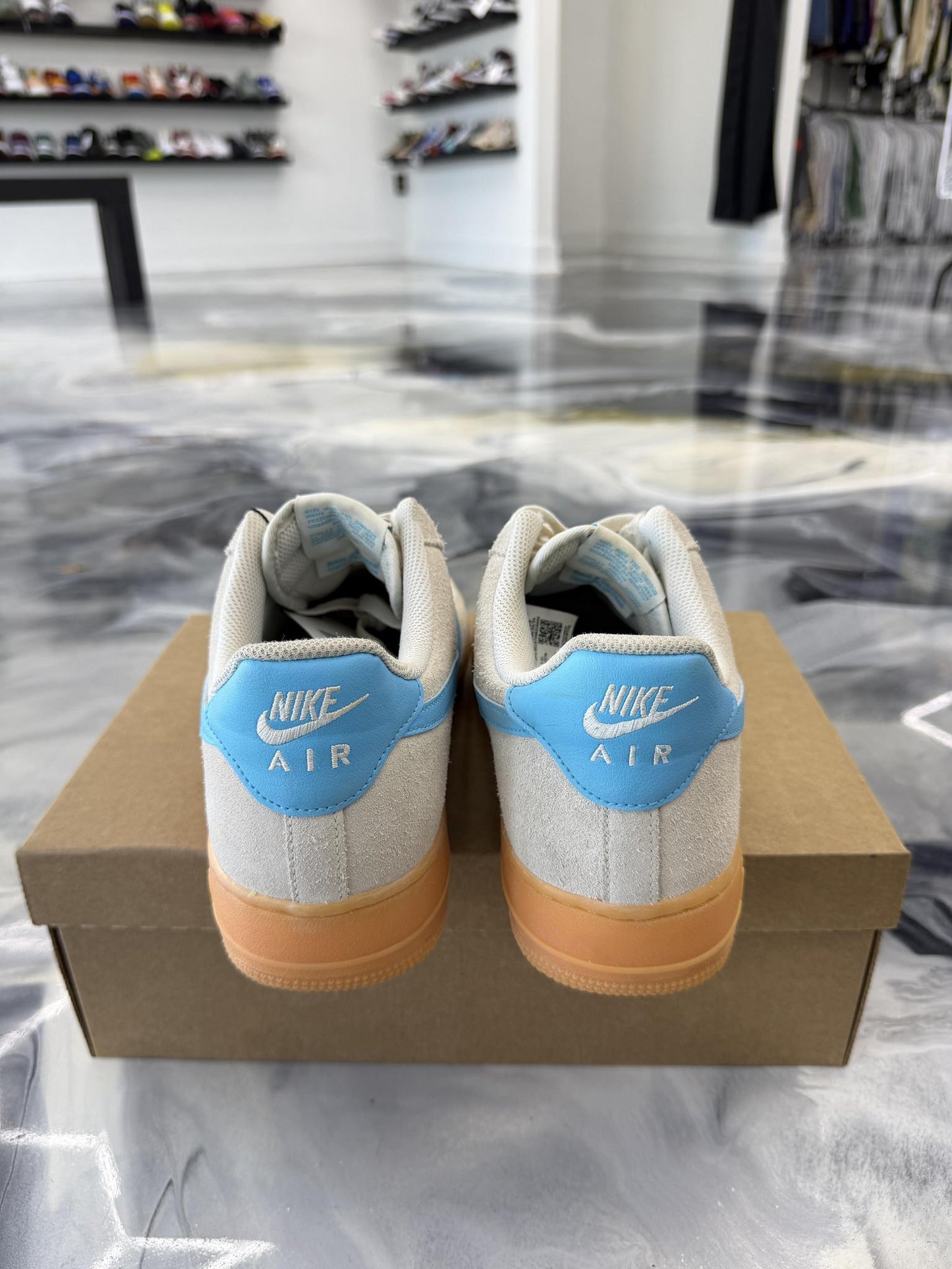 Nike Air Force 1 "Phantom Baltic Blue" Used Size 11