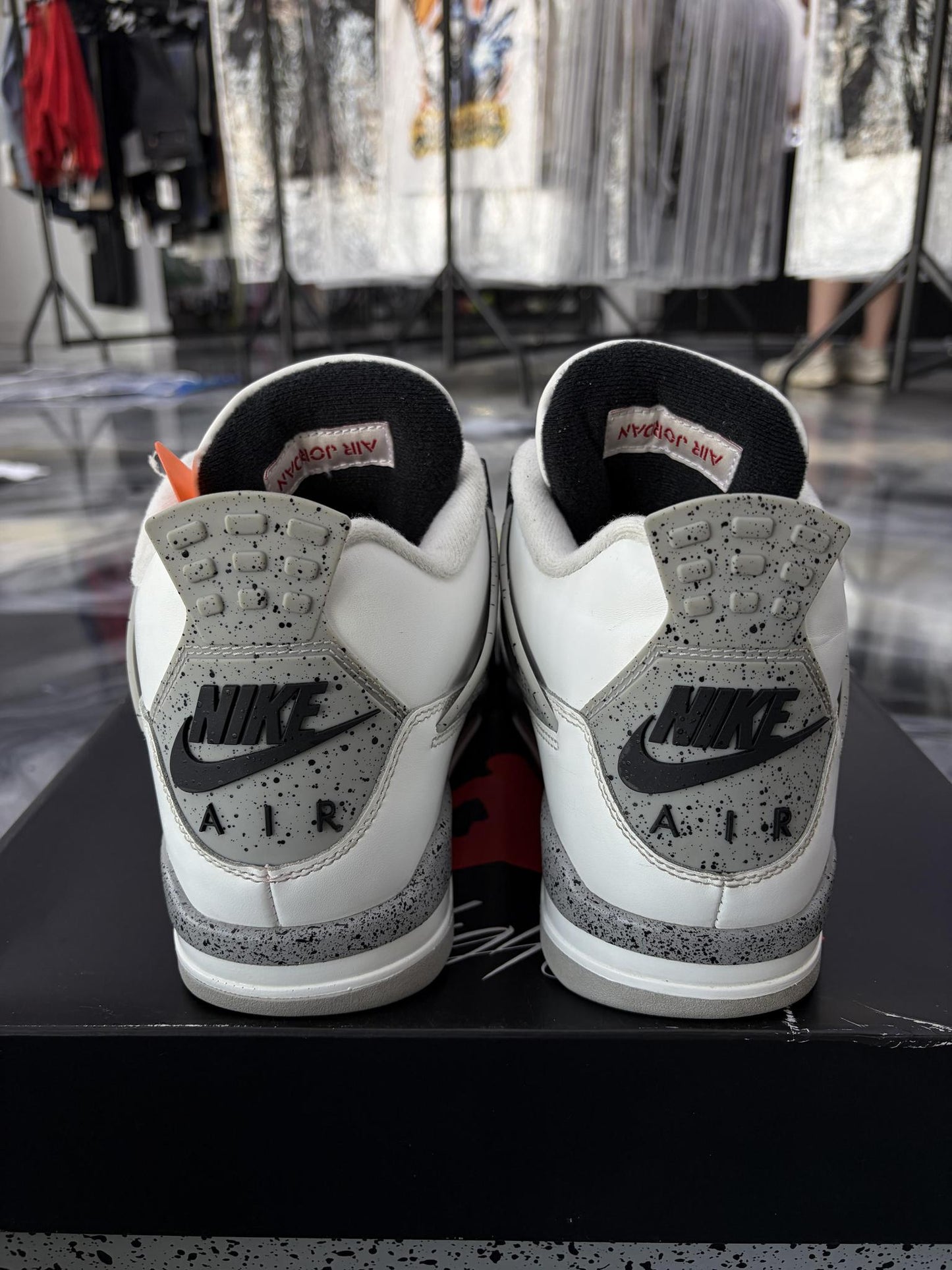 Jordan 4 "White Cement" Used Size 10