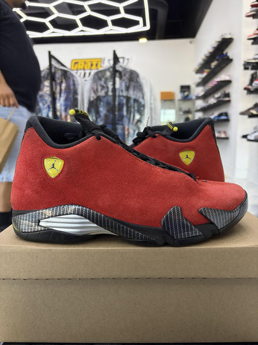 Jordan 14 "Ferrari" Used Size 11
