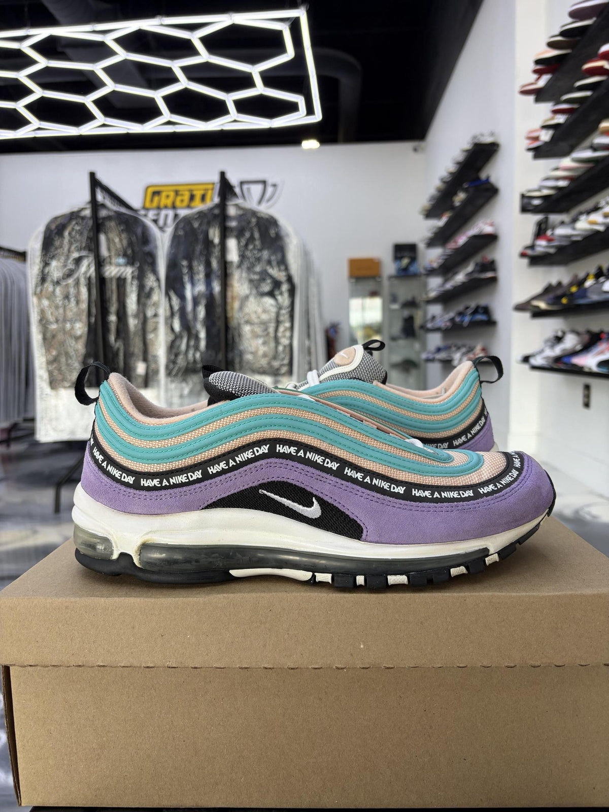 Nike Air Max 97 "Have A Nike Day" Used Size 9.5