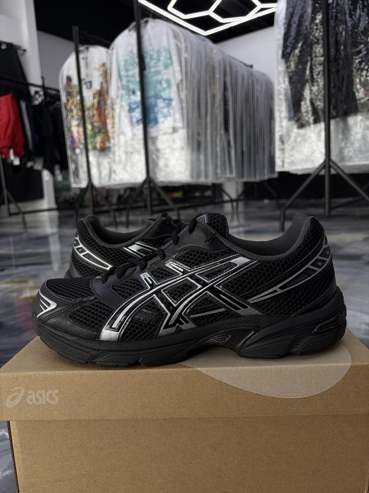 Asics Gel 1130 "Black Pure Silver" Used Size 9.5
