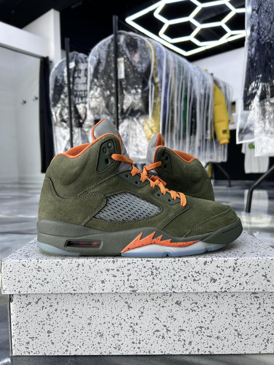 Jordan 5 Olive Used Size 9.5