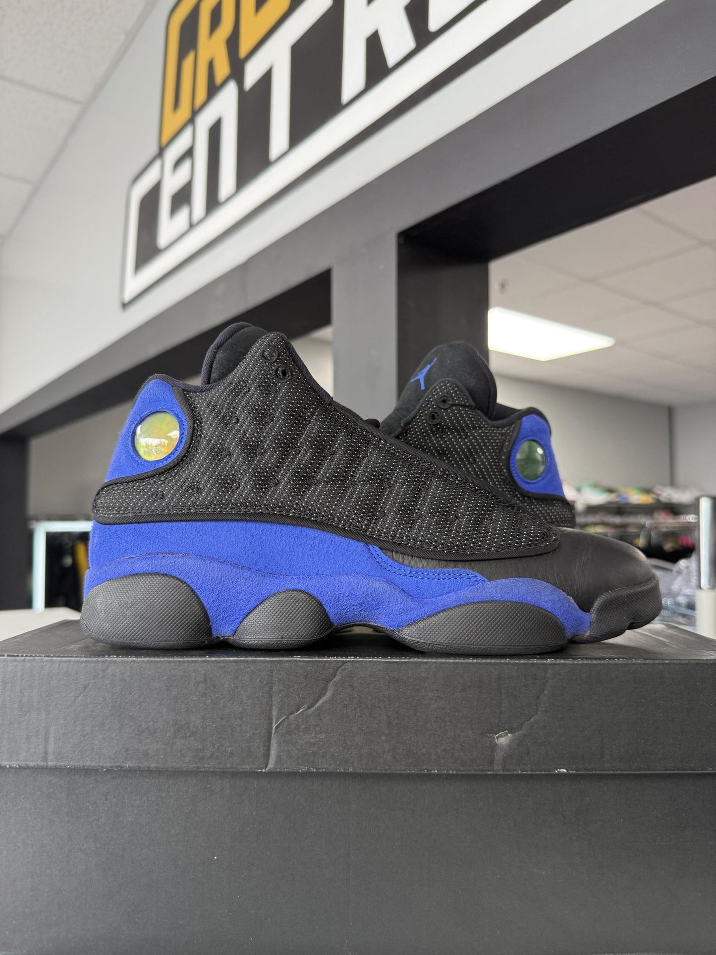 Jordan 13 Black "Hyper Royal" Used Size 7Y/8.5W