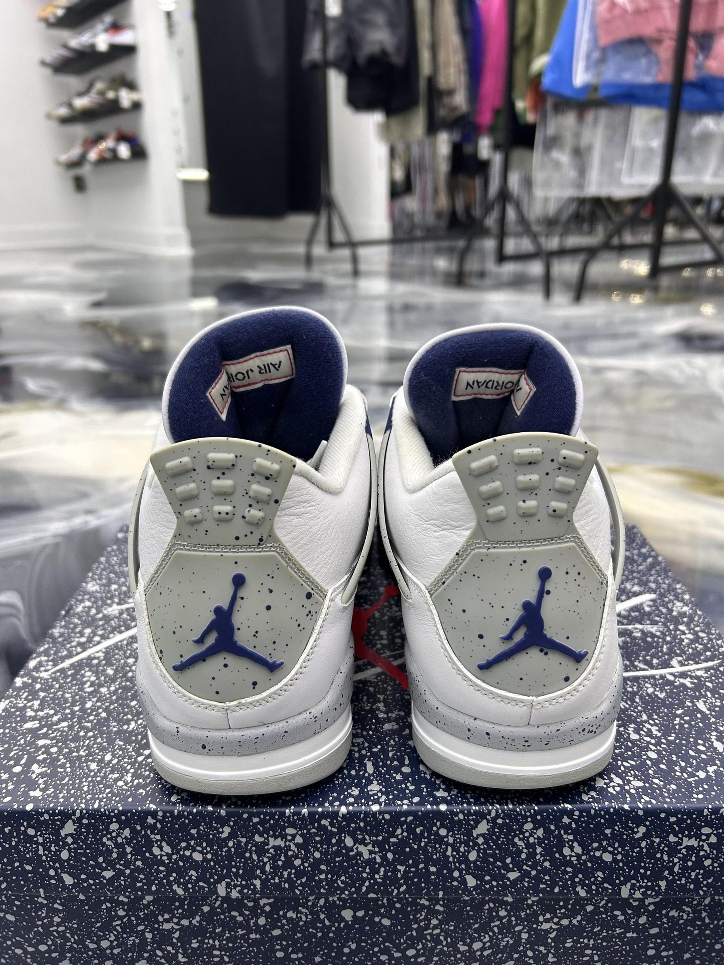 Jordan 4 "Midnight Navy" Used Size 10.5