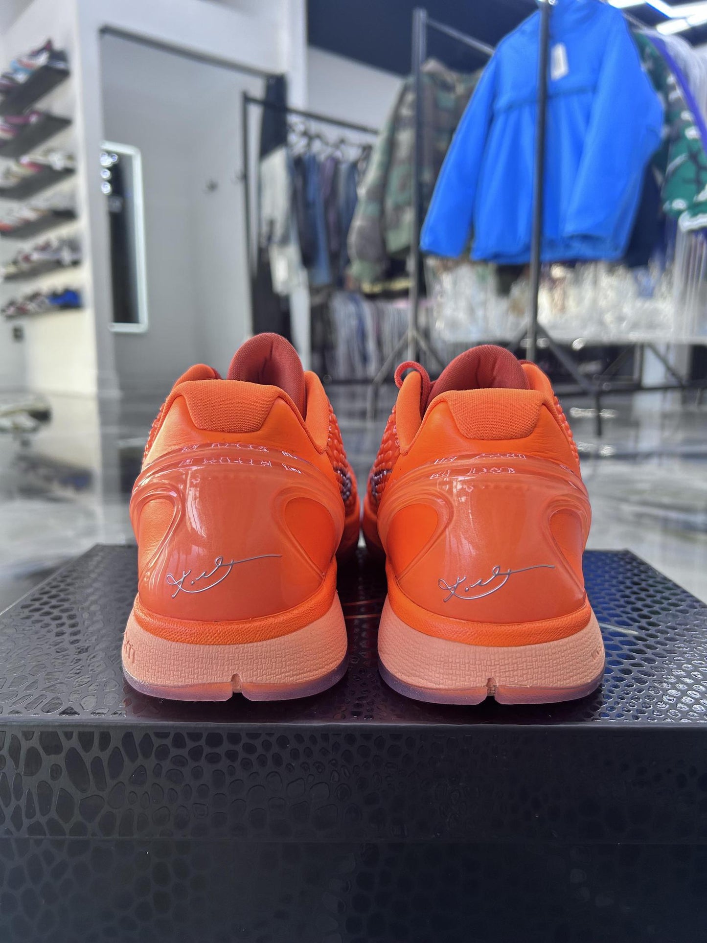 Kobe 6 "Total Orange" Used Size 12
