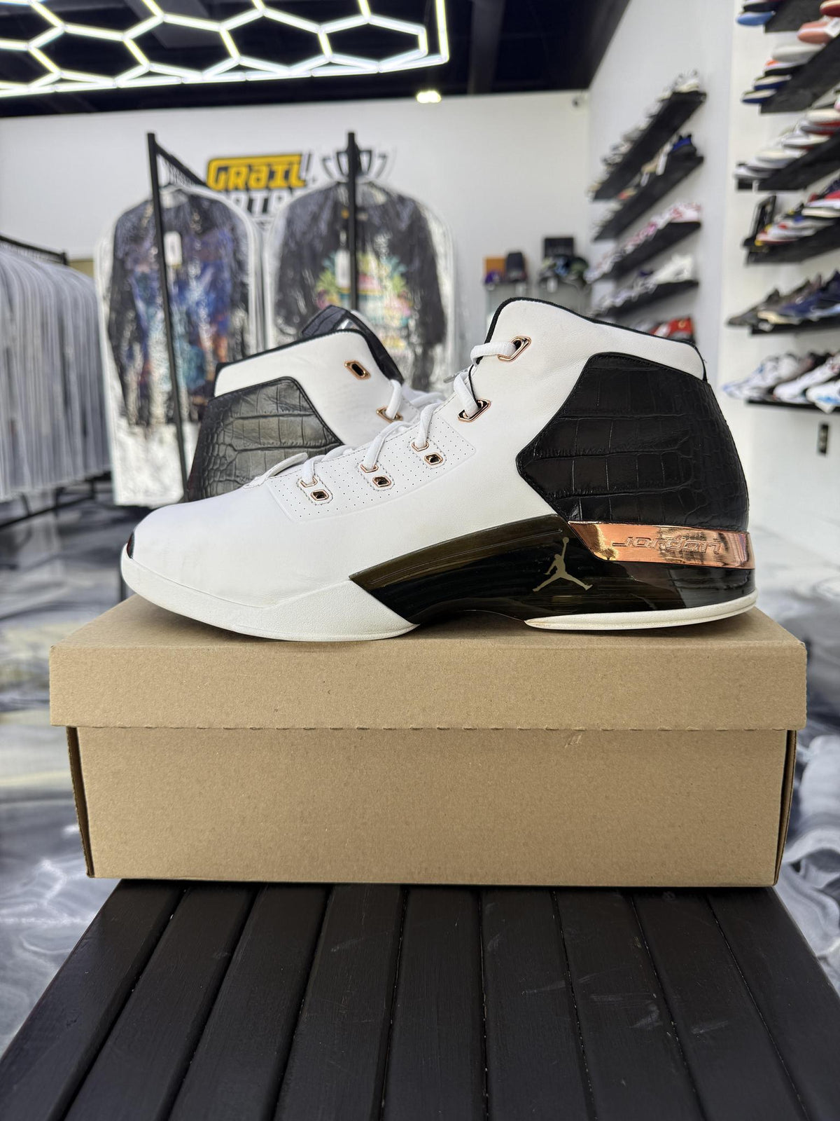 Jordan 17 "Copper" Used Size 14