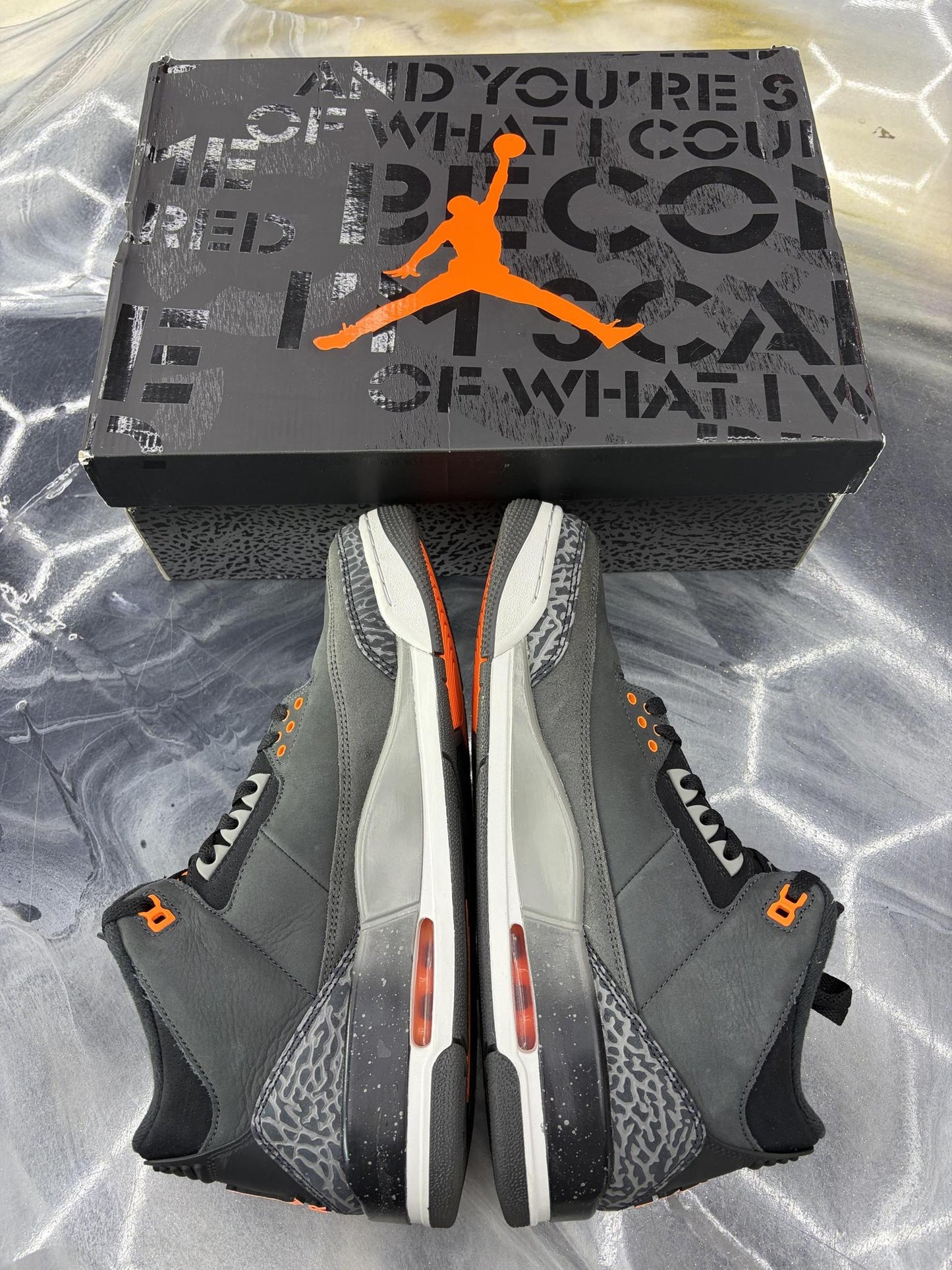 Jordan 3 "Fear" Used Size 12.5