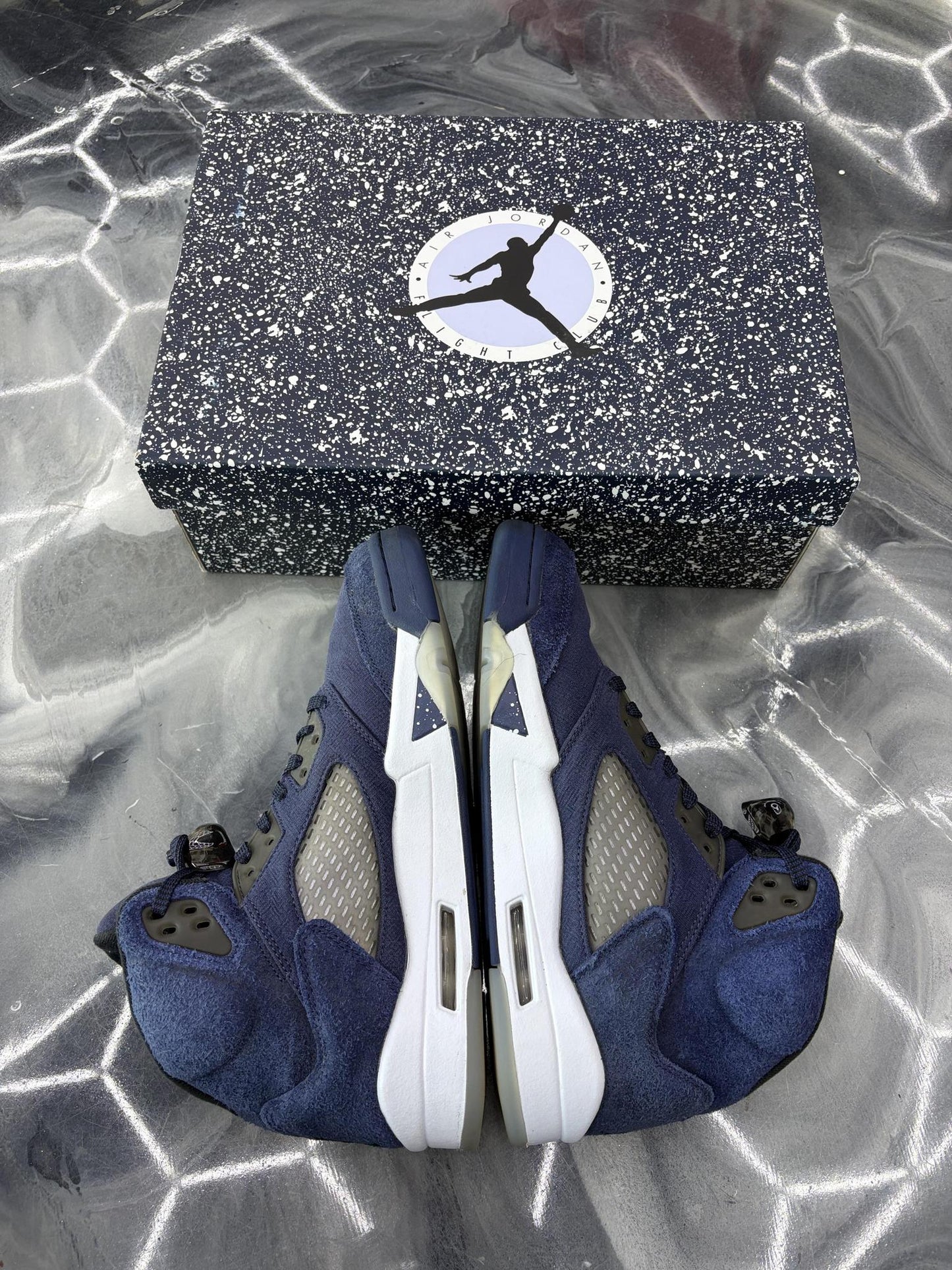 Jordan 5 "Midnight Navy" Used Size 9.5