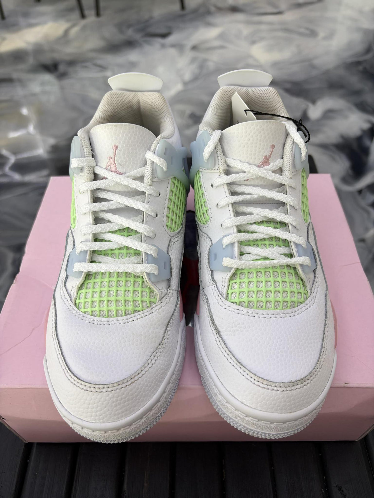 Jordan 4 "Soft Pink" Used Size 1Y
