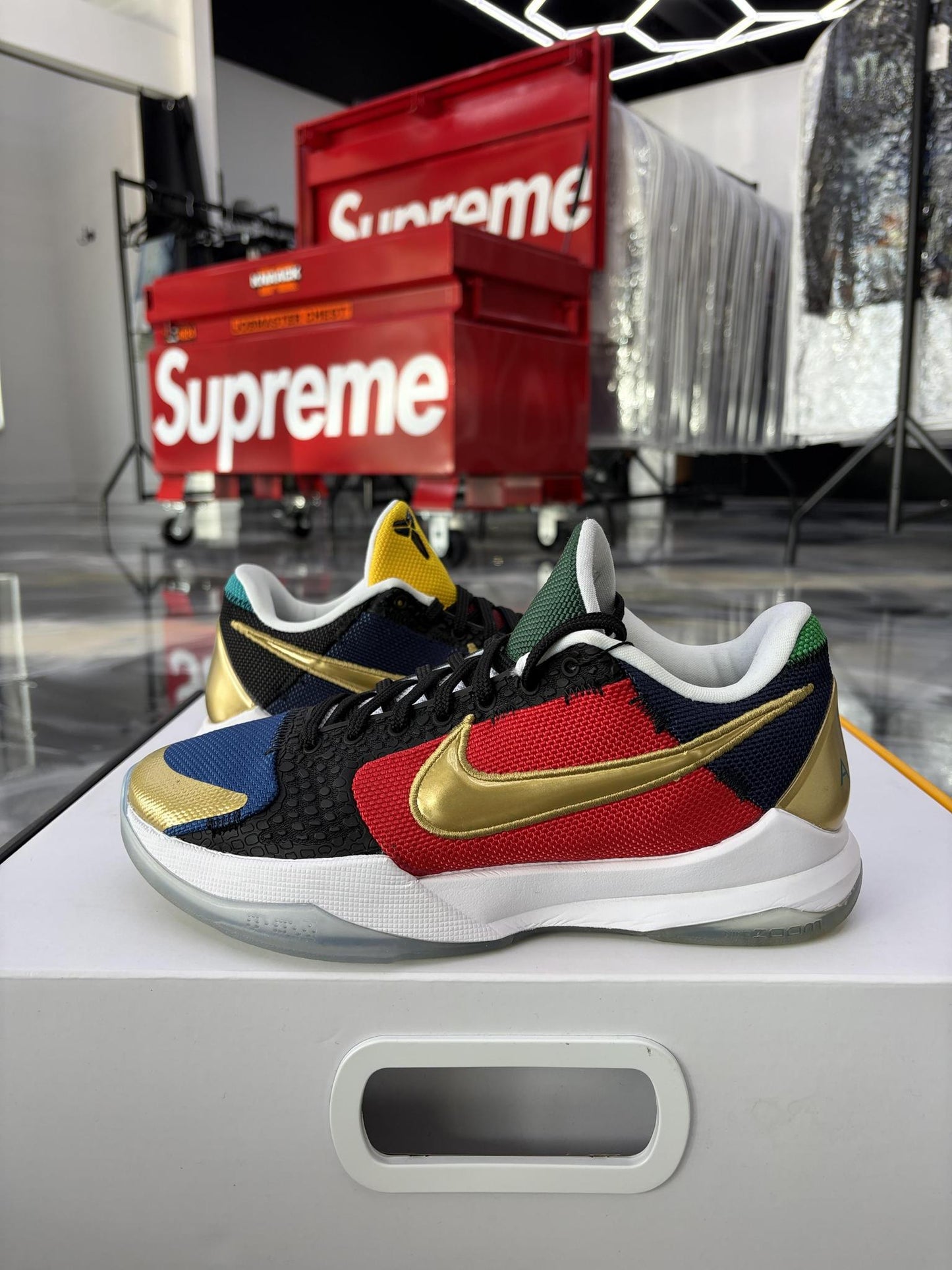 Nike Kobe 5 Protro Undefeated "What If Multi" Used Size 6.5Y/8W