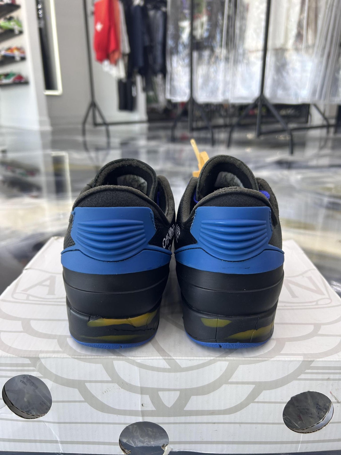Jordan 2 Off White "Black Royal" Used Size 10