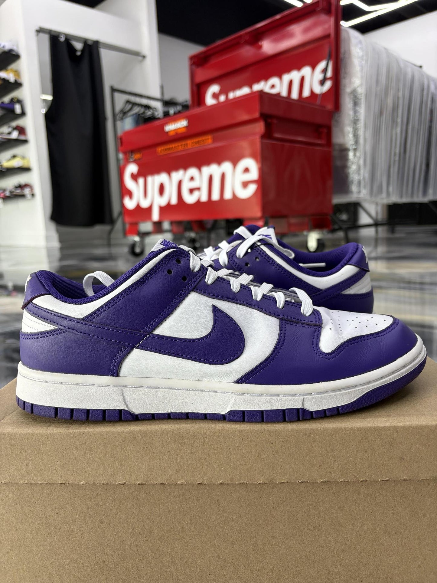 Nike Dunk Low "Court Purple" Used Size 10