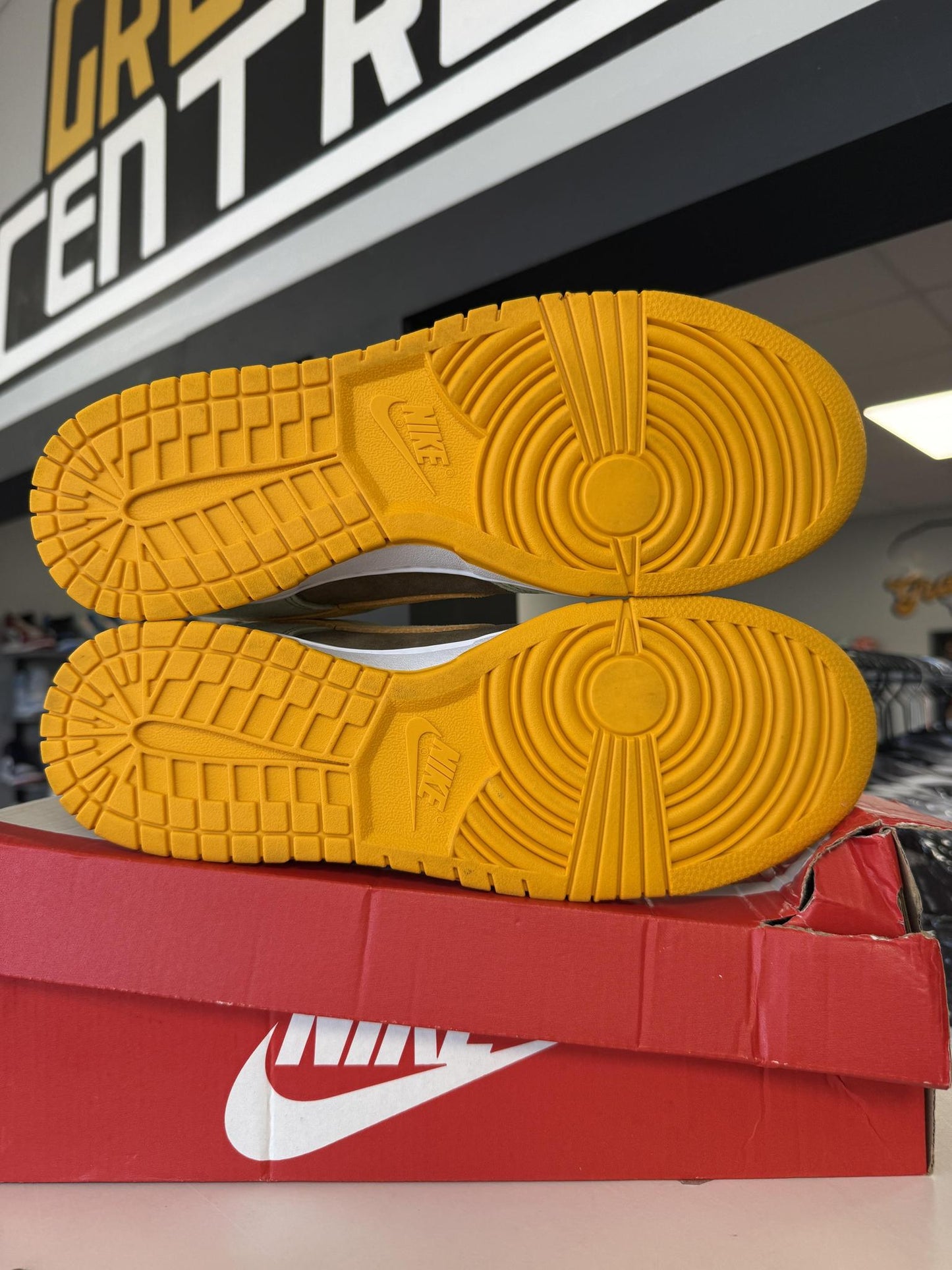 Dunk Low "Dusty Olive" Used Size 10