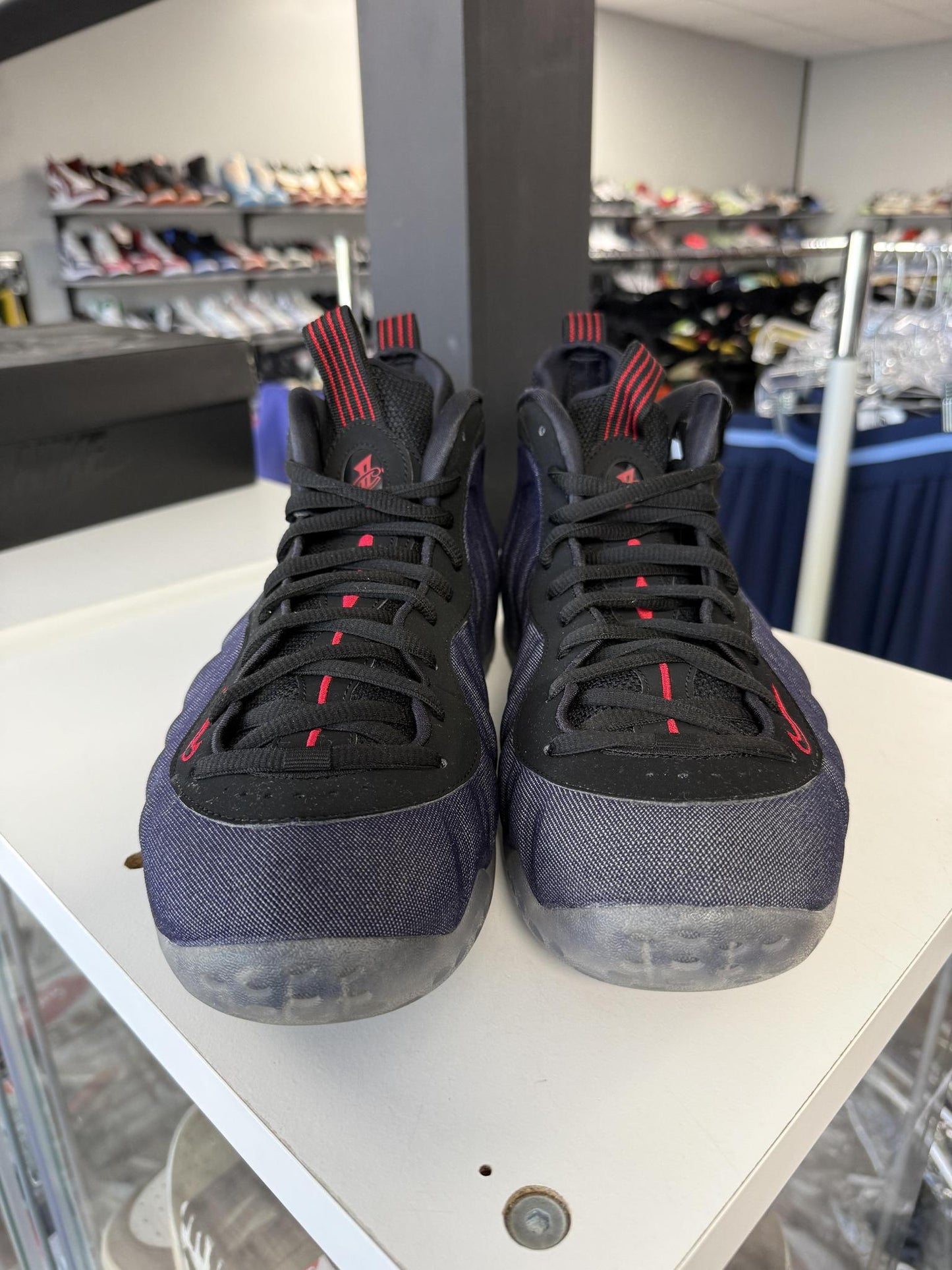 Nike Foamposite One "Denim" Used Size 12