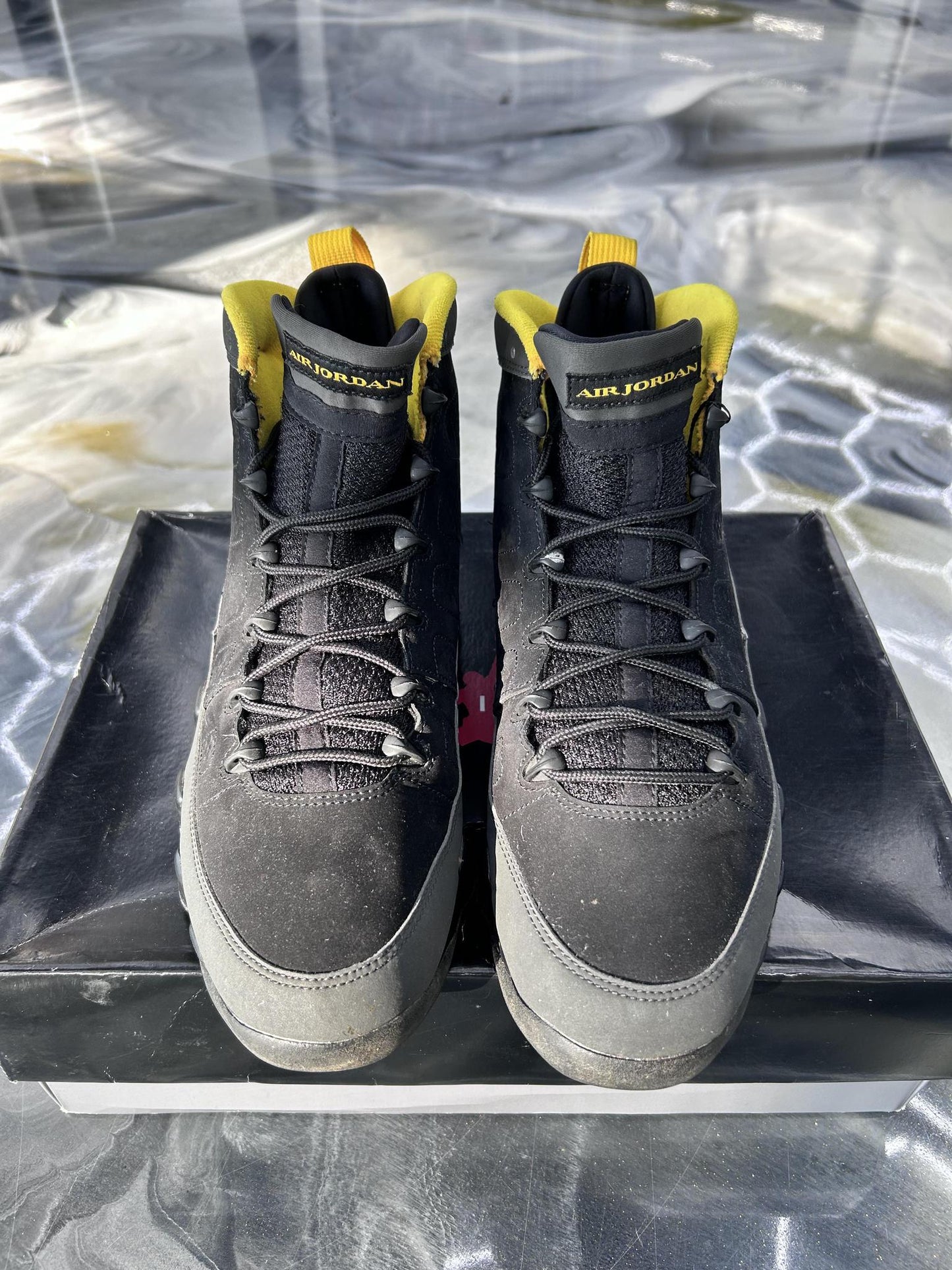 Jordan 9 "University Gold" Used Size 12