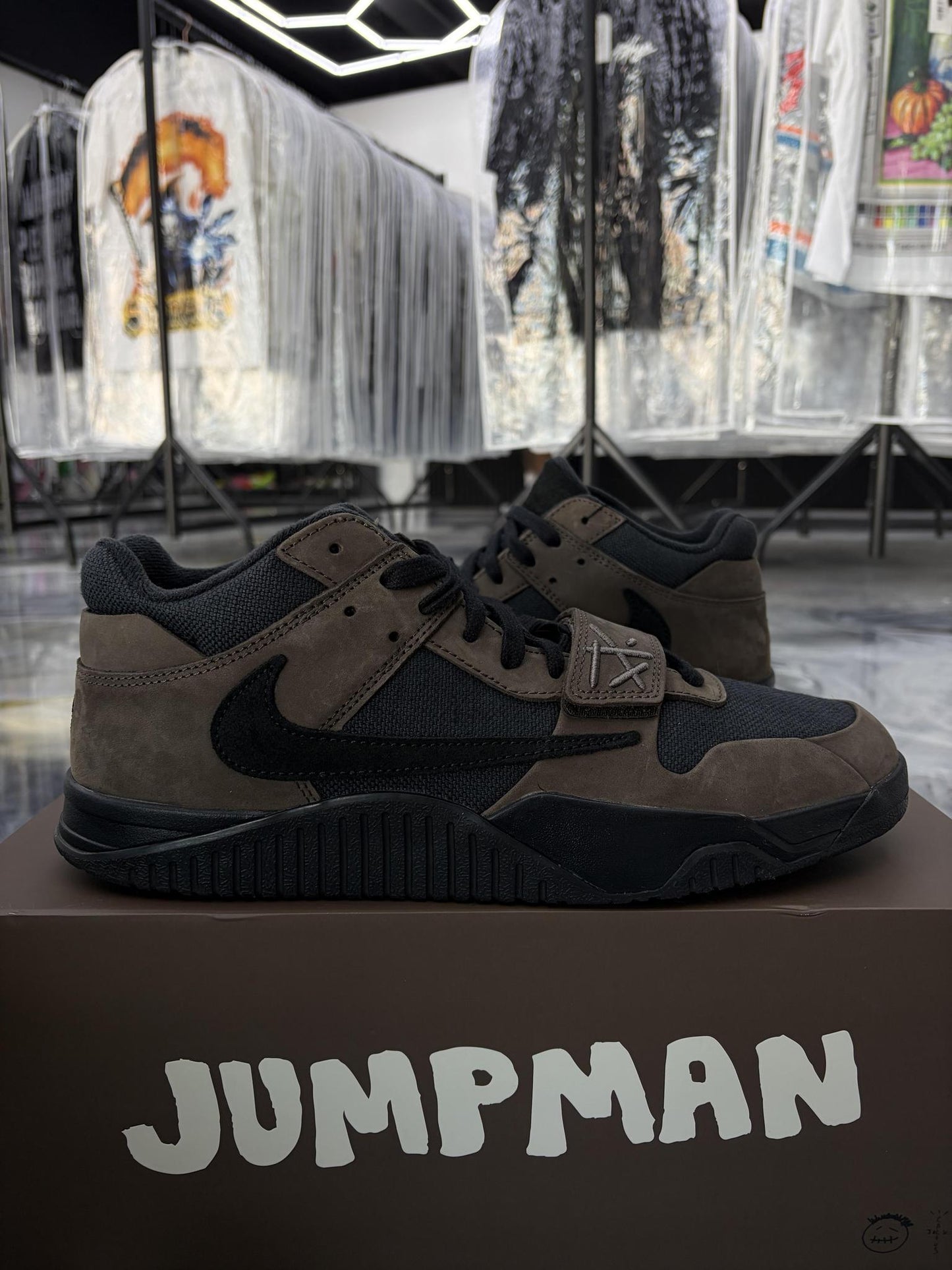 Travis Scott Jumpman Jack "Dark Mocha" Used Size 13