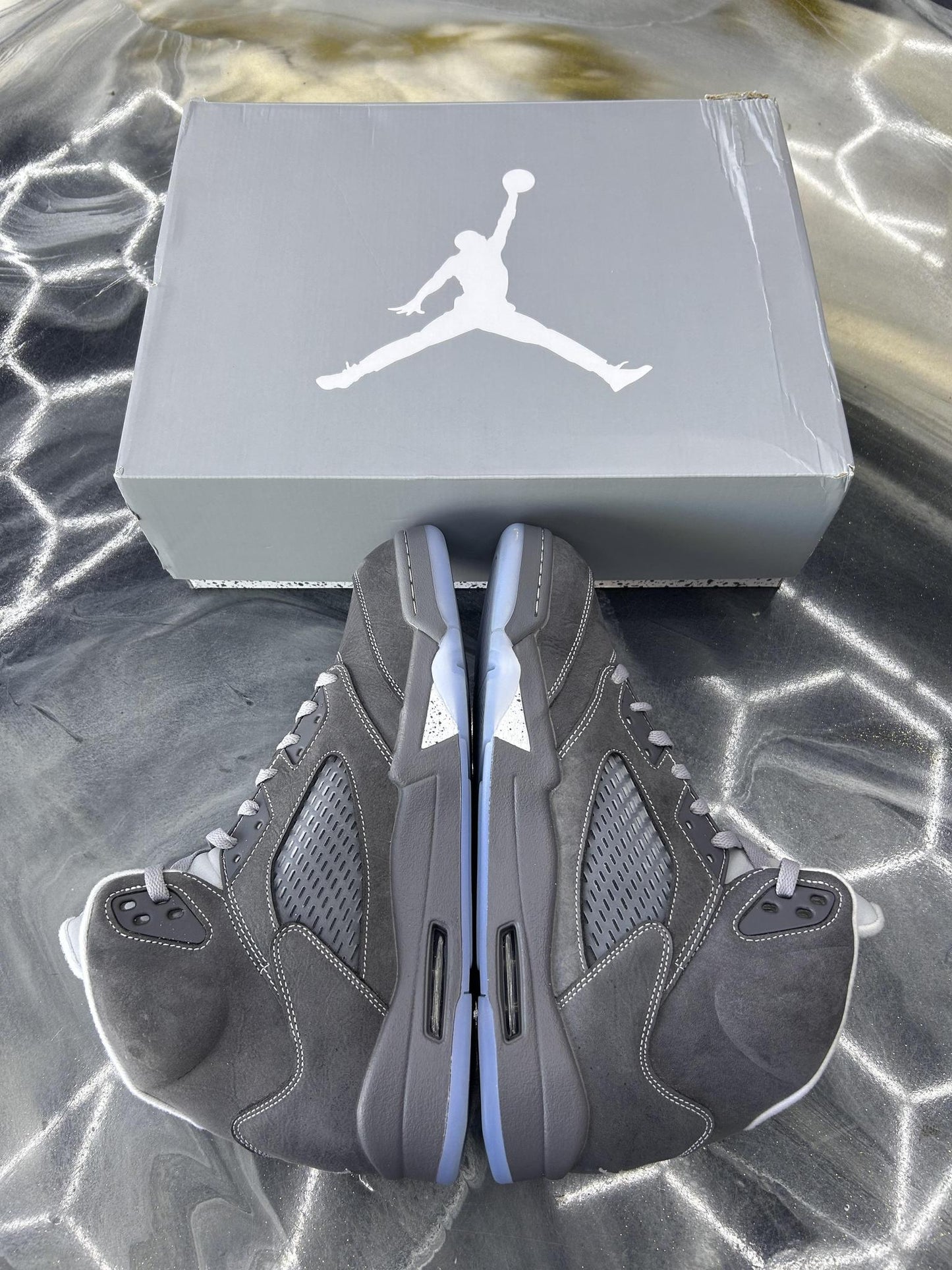 Jordan 5 "Wolf Grey" Used Size 13