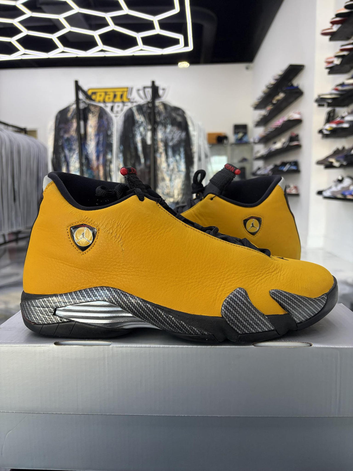 Jordan 14 "Reverse Ferrari" Used Size 11.5