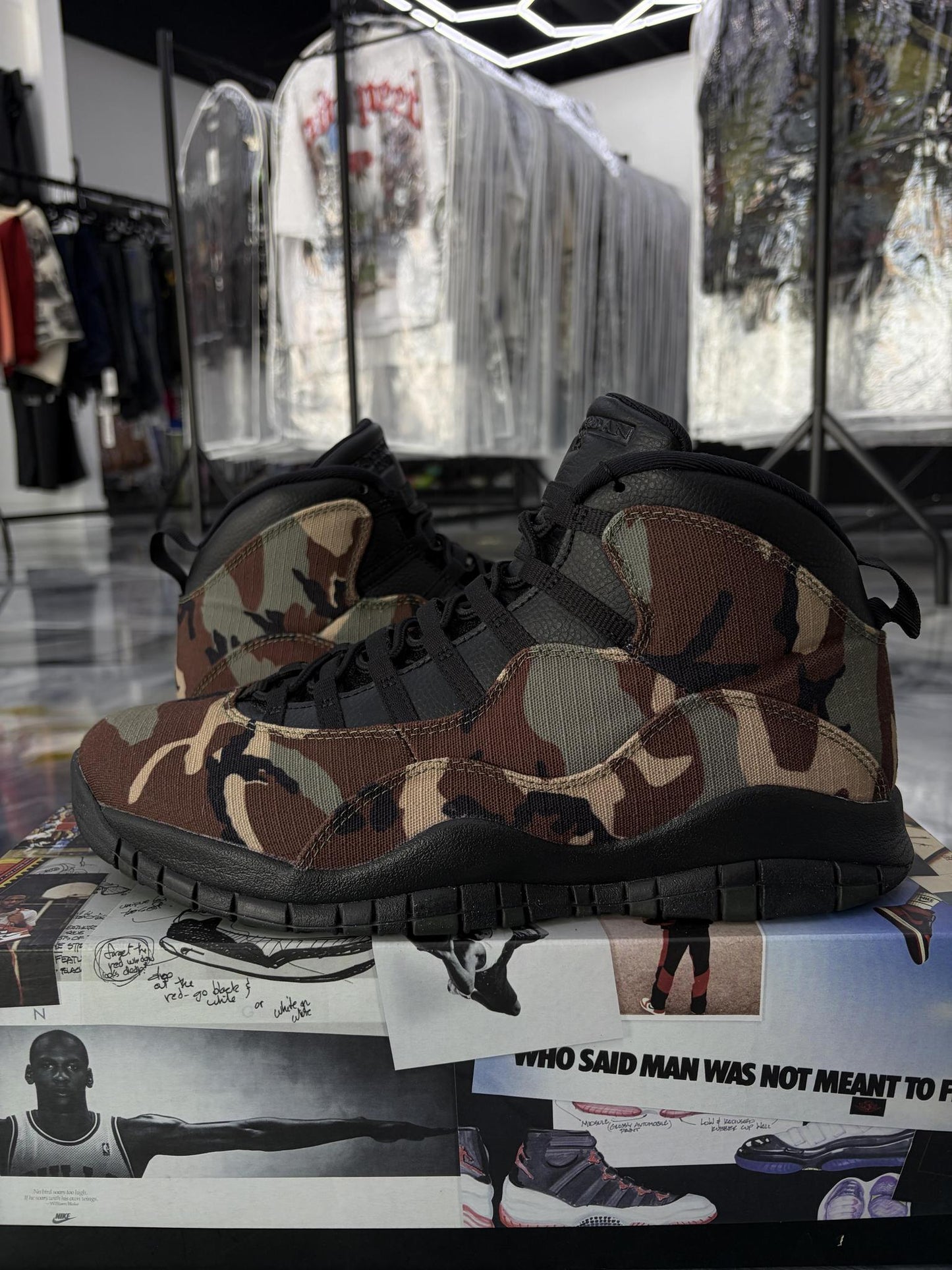 Jordan 10 "Camo" Used Size 12