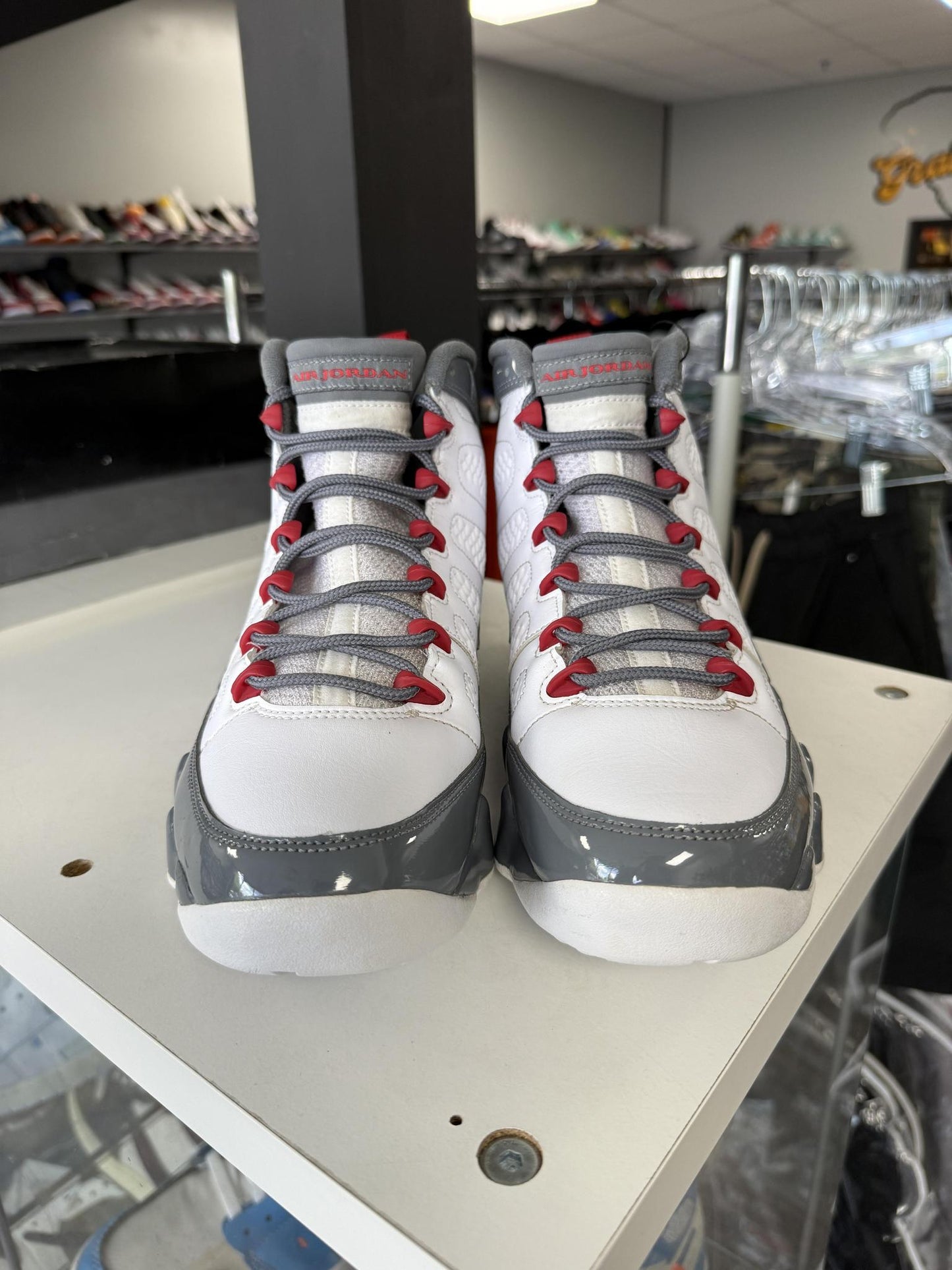 Jordan 9 "Fire Red" Used Size 10