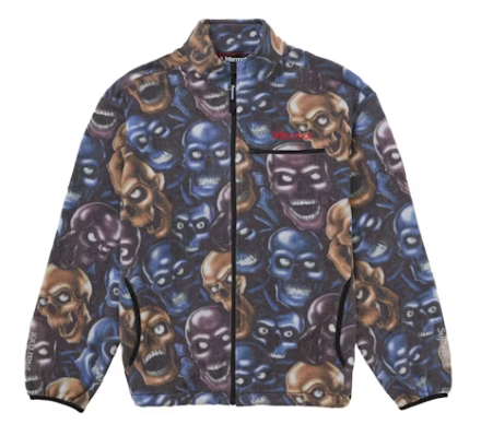 Supreme x Marmot Fleece Jacket "Skull Pile"