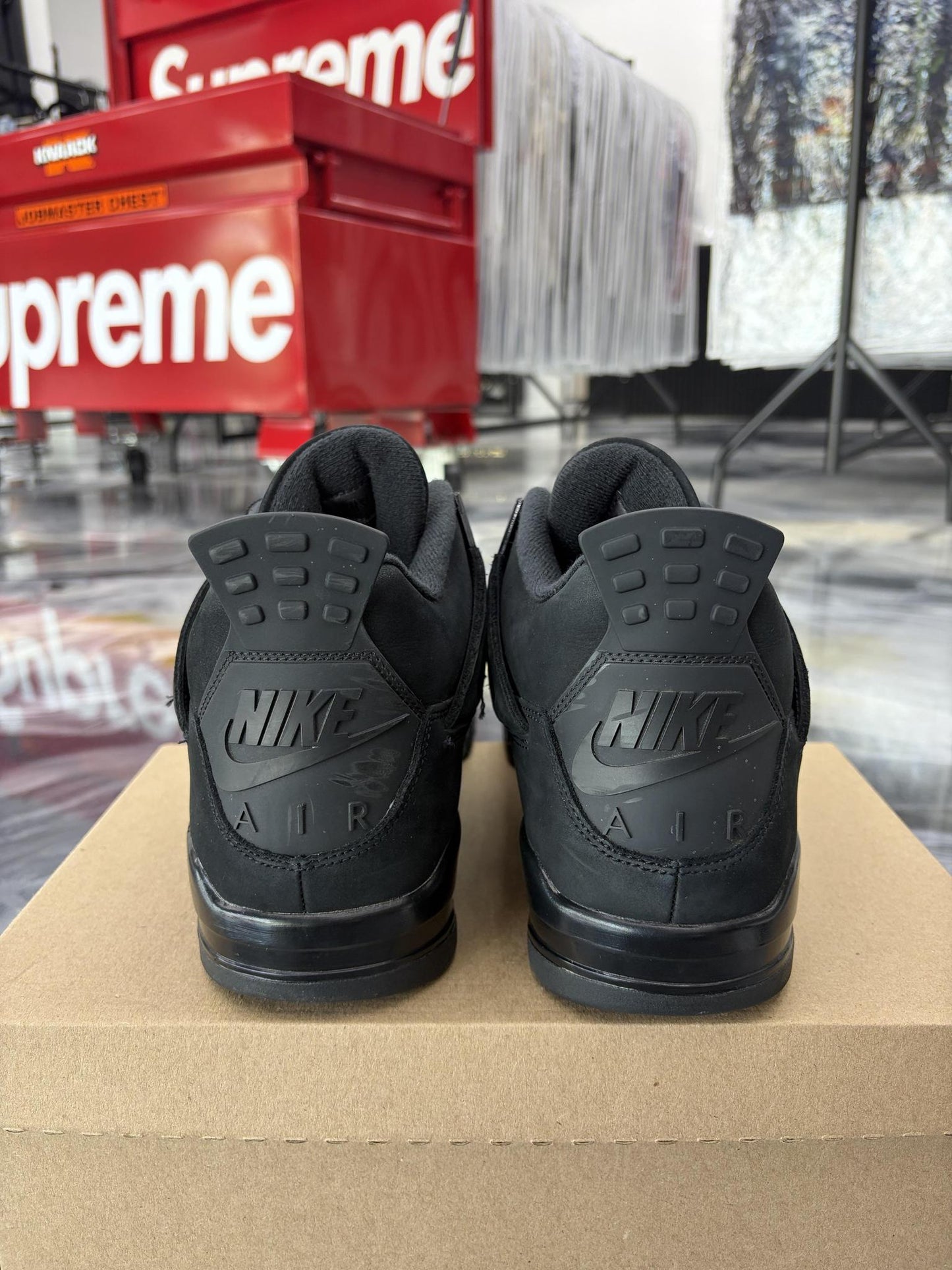 Jordan 4 "Black Cat" Used Size 13