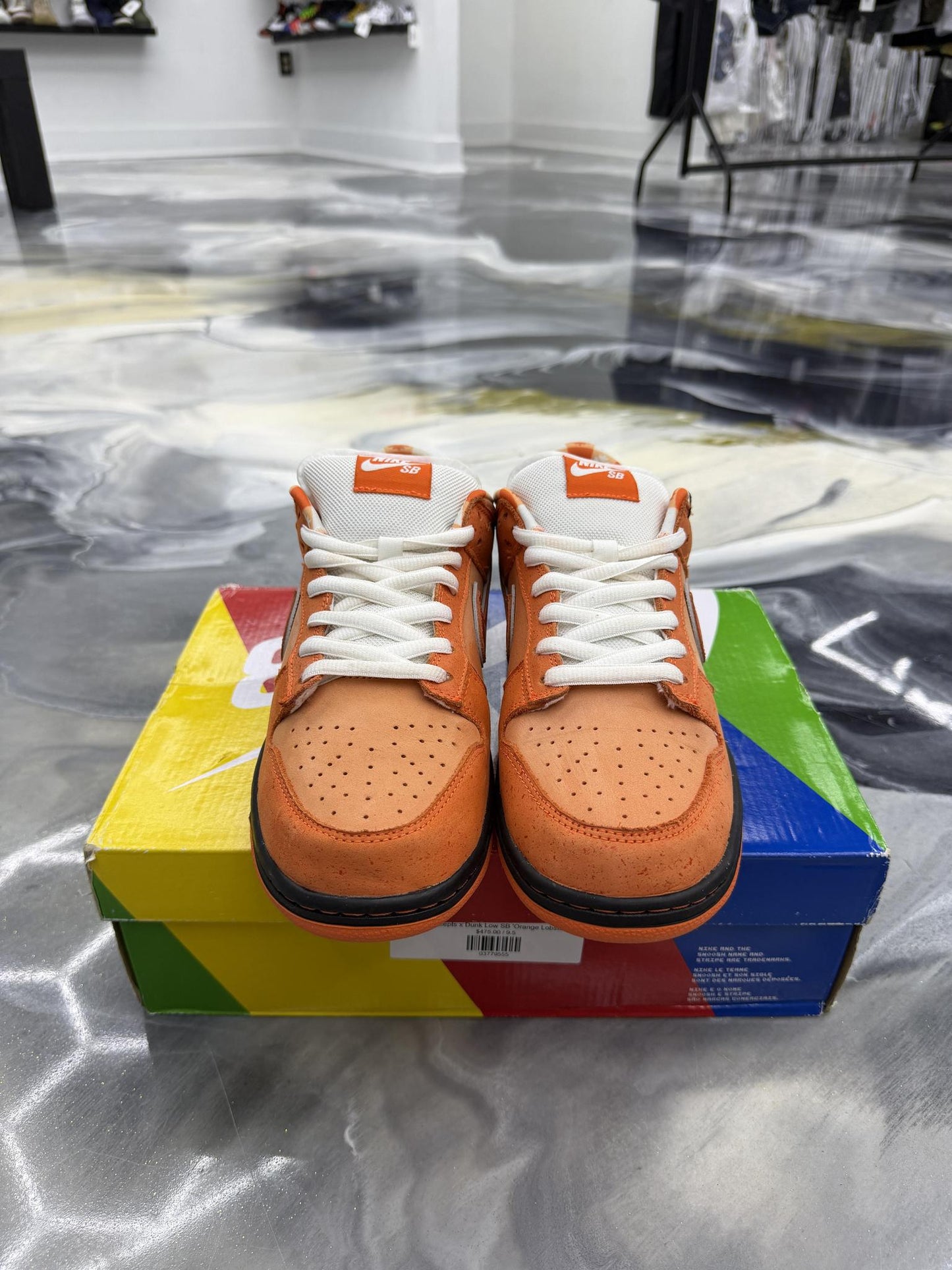 Nike SB Dunk Low Orange Lobster Used Size 9.5