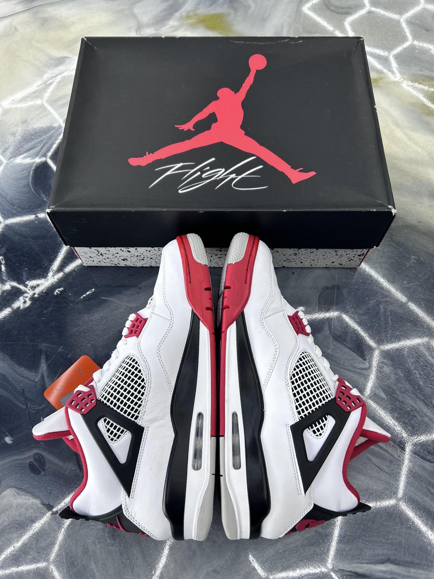 Jordan 4 "Fire Red" Used Size 12