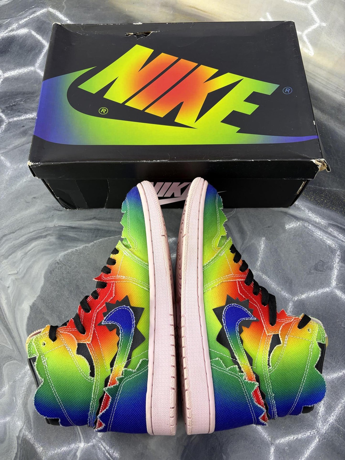 Jordan 1 "J Balvin" Used Size 9