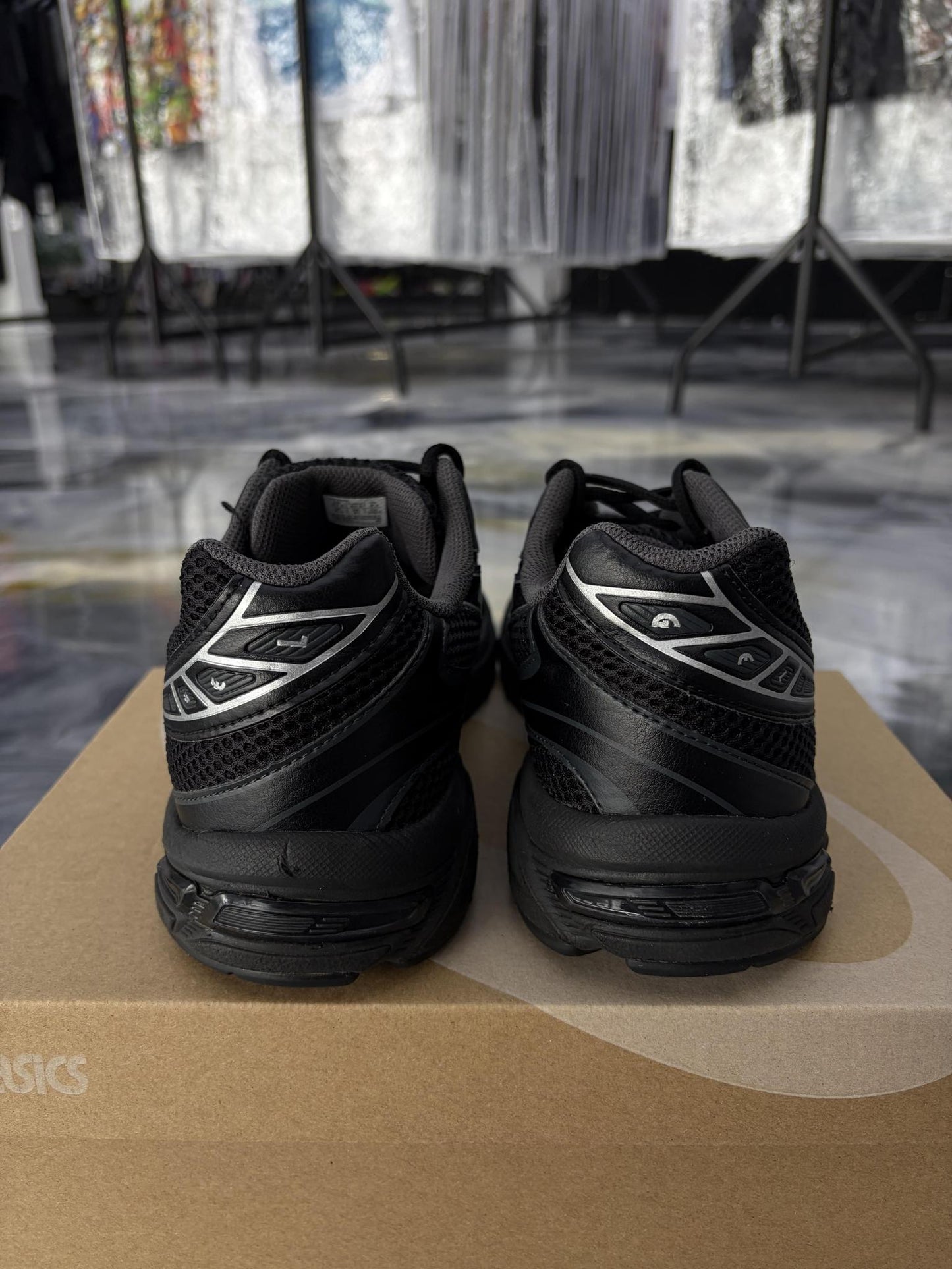 Asics Gel 1130 "Black Pure Silver" Used Size 9.5