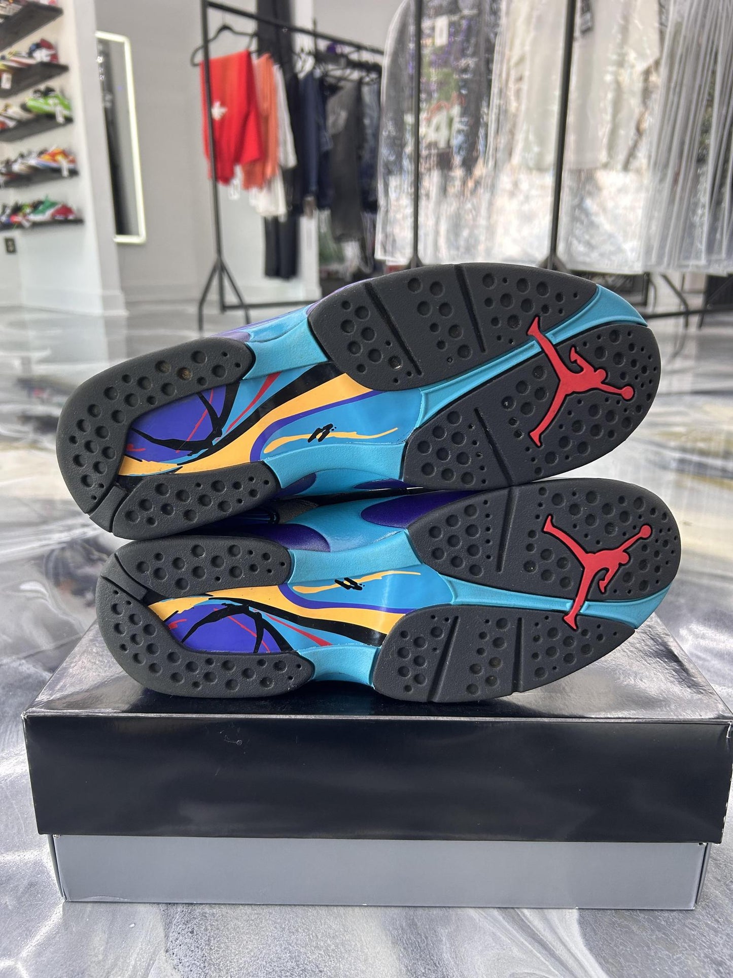 Jordan 8 "Aqua" Used Size 10.5
