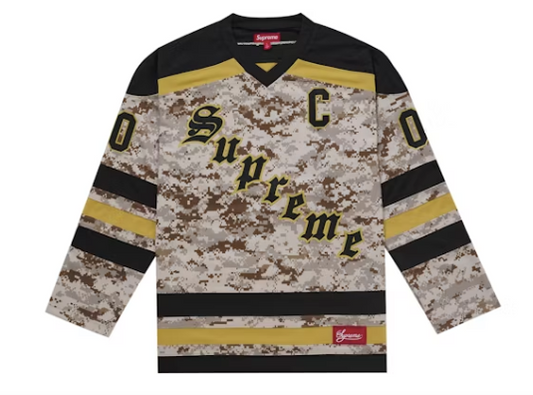 Supreme Fire & Ice Hockey Jersey "Digi Camo"