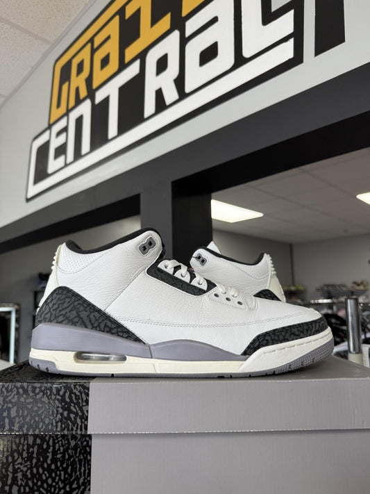 Jordan 3 "Grey Cement" Used Size 13
