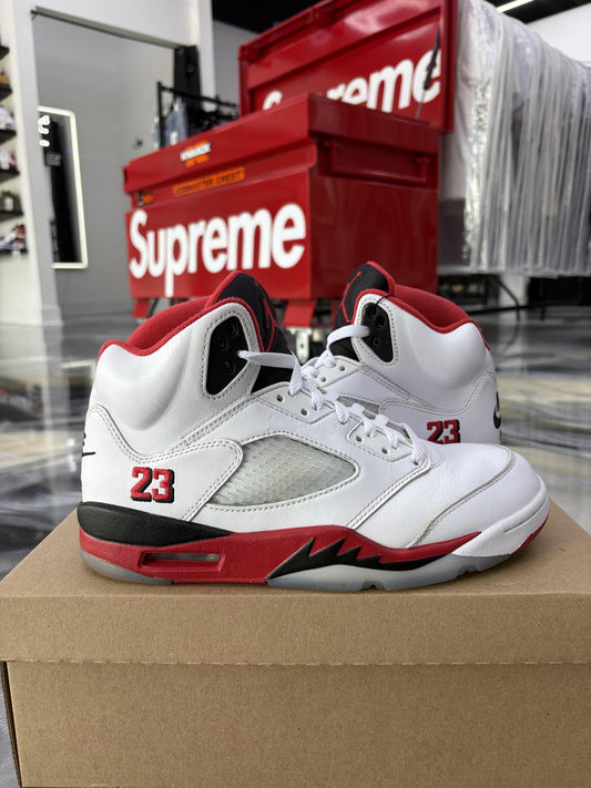 Jordan 5 "Fire Red" Used Size 8.5