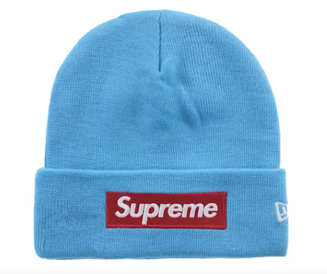Supreme New Era Beanie "Cyan"