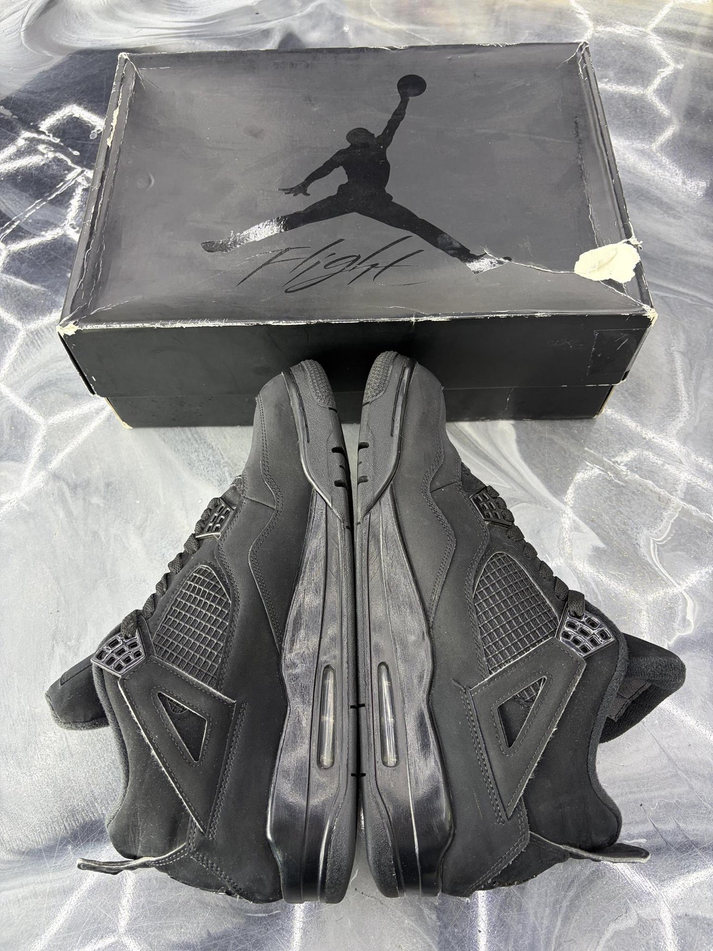 Jordan 4 "Black Cat 2020" Used Size 12