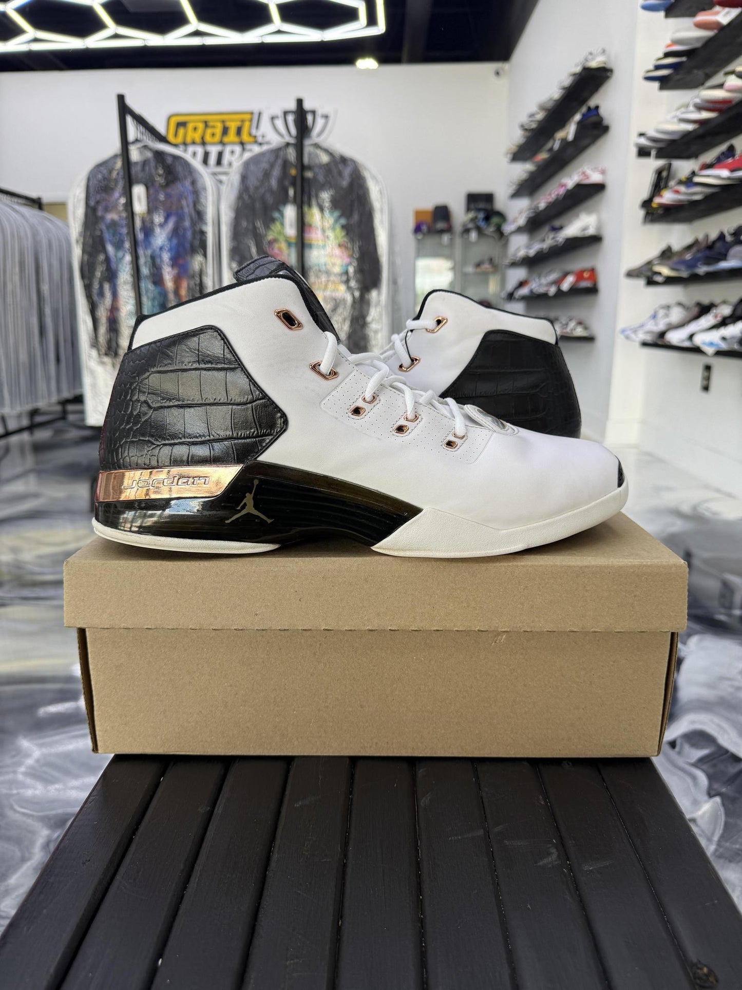 Jordan 17 "Copper" Used Size 14