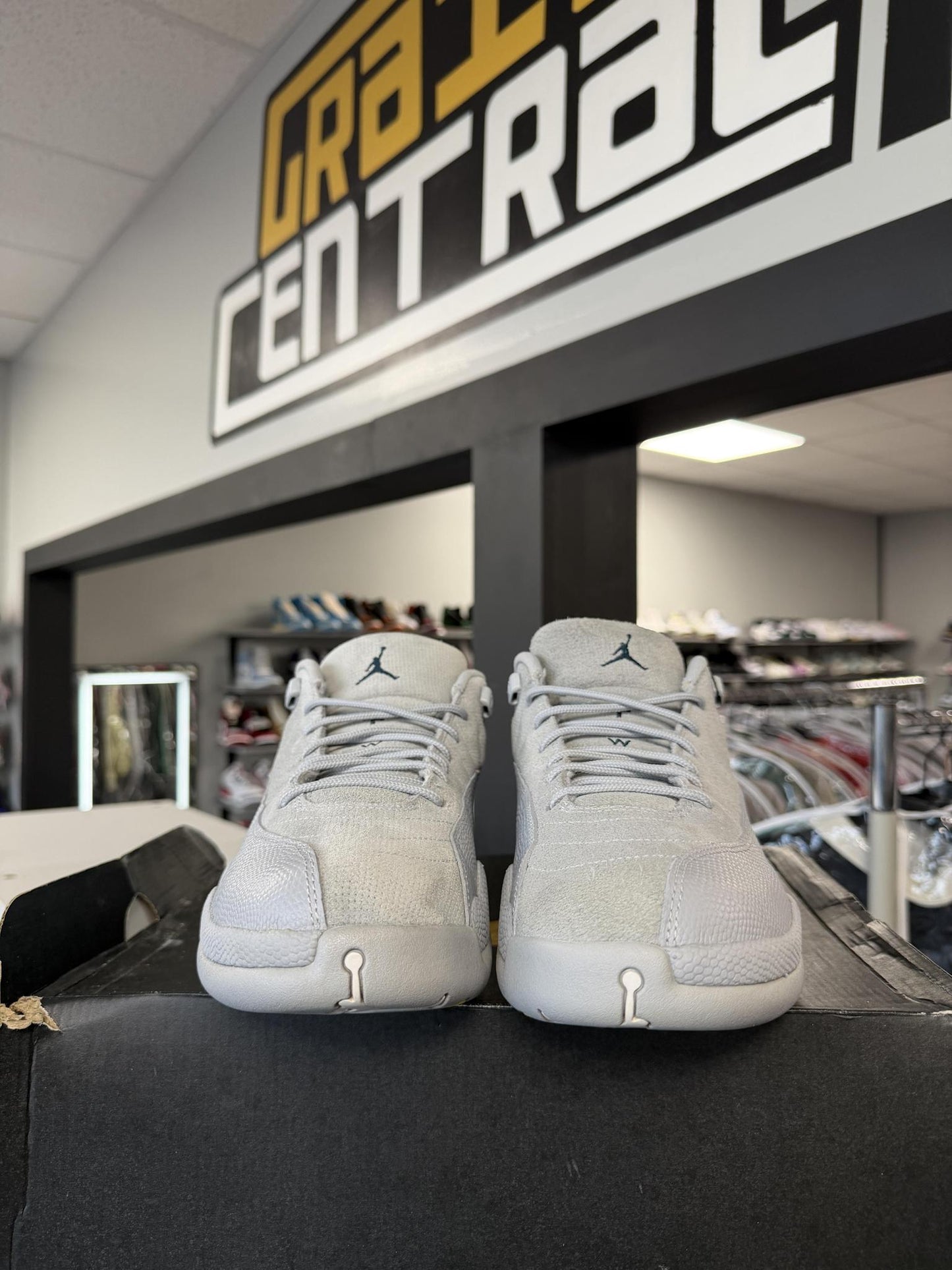 Jordan 12 Low "Wolf Grey" Used Size 13
