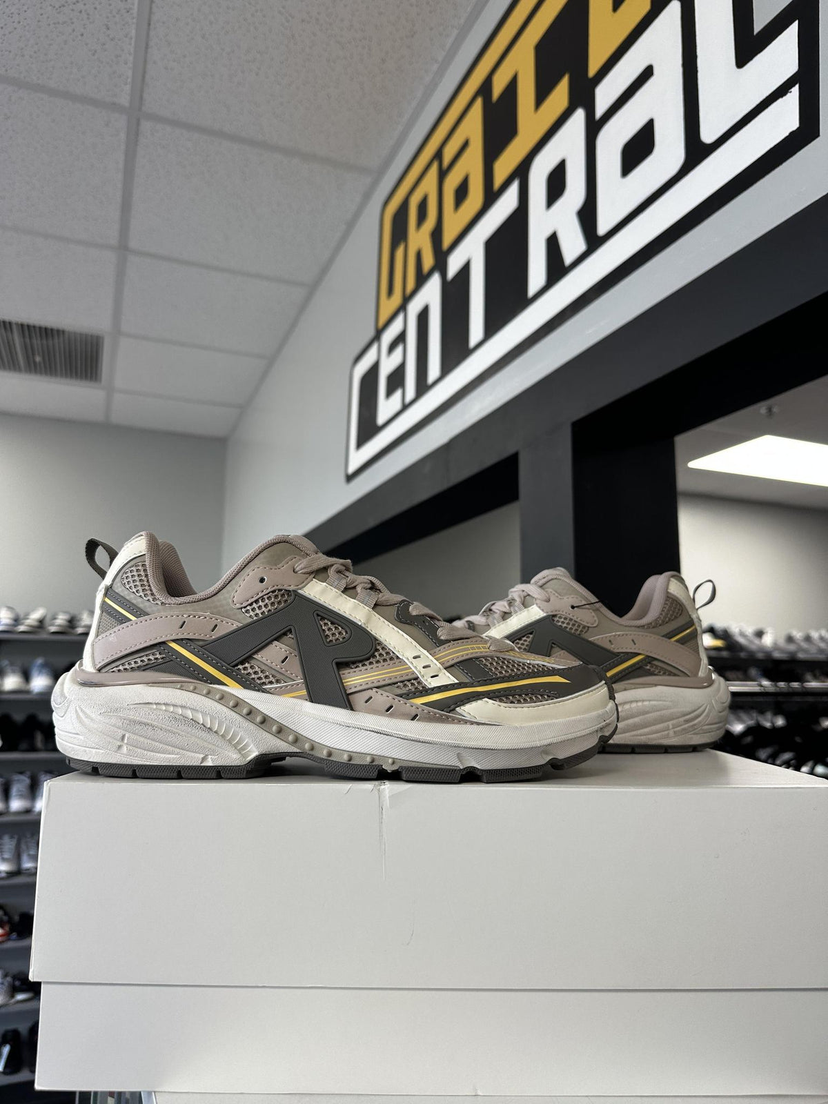 Represent Track Sneaker "Brown Beige" Size 10.5 Used