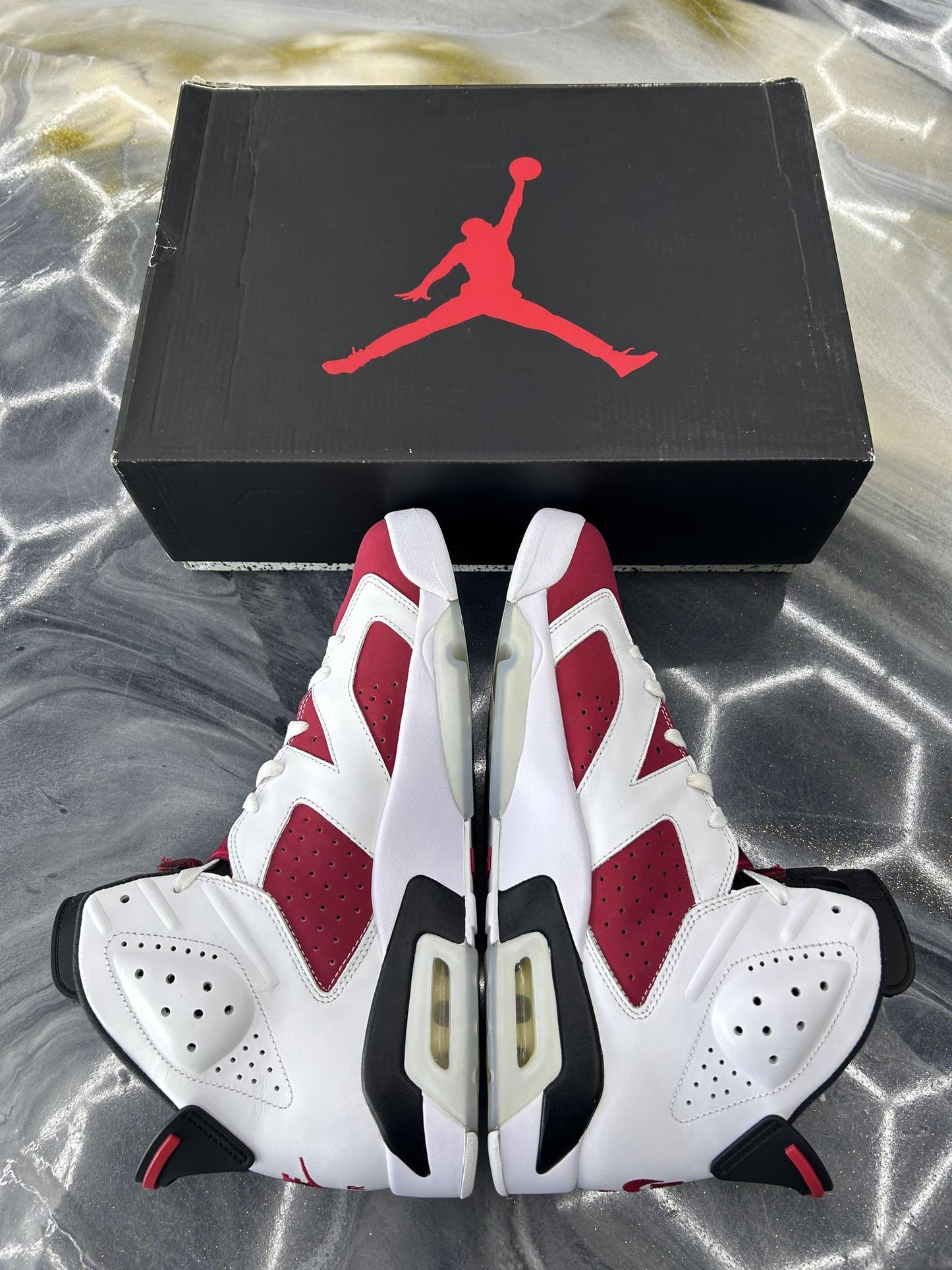 Jordan 6 "Carmine" Used Size 12
