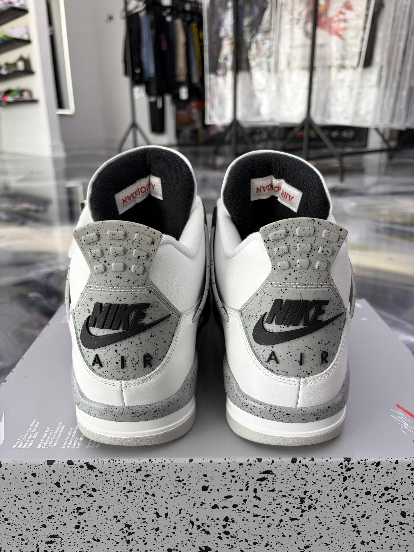 Jordan 4 "White Cement" Used Size 10