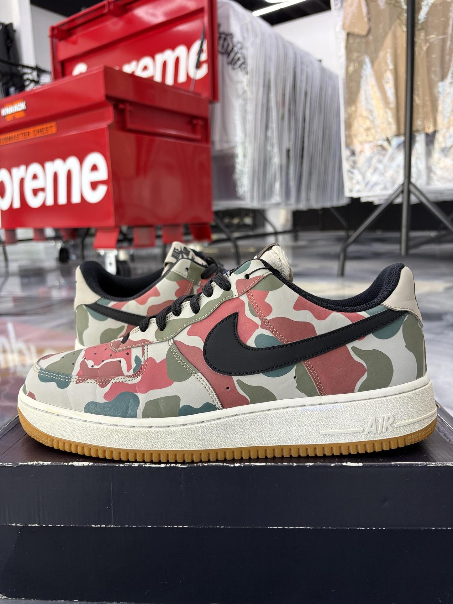 Nike Air Force 1 Low "Reflective Duck Camo" Used Size 11