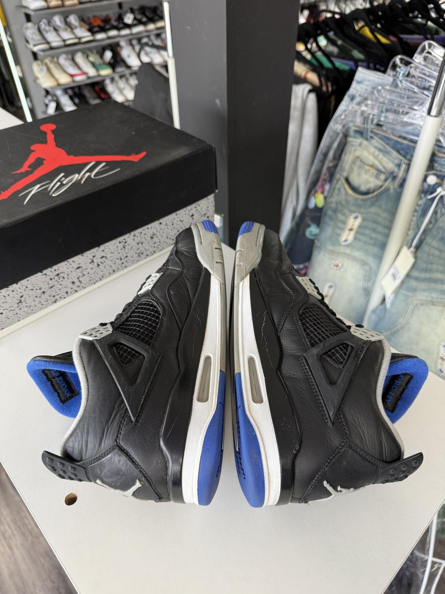 Jordan 4 "Motorsport Black" Used Size 9
