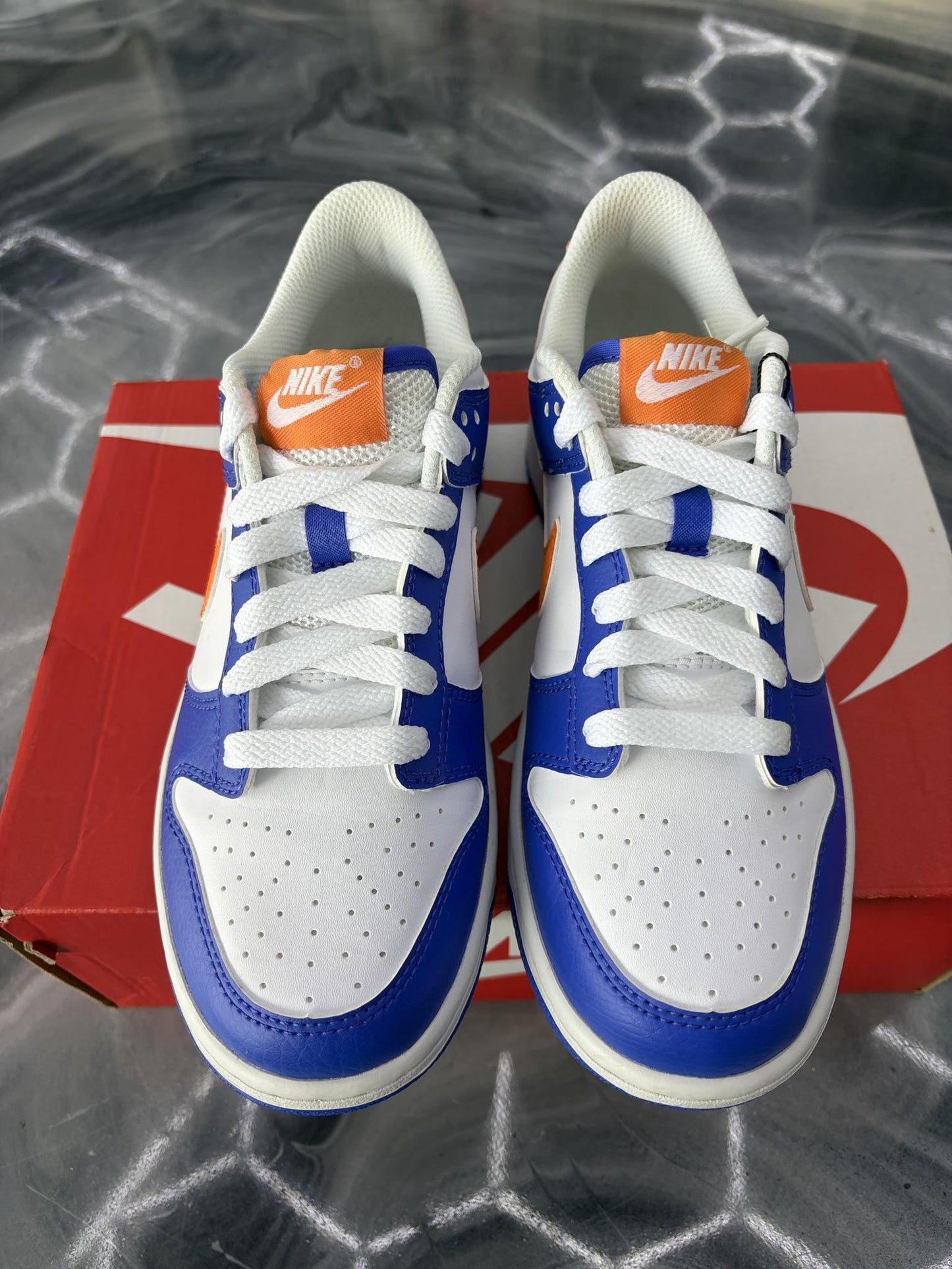 Nike Dunk Low "Knicks" Used Size 5.5Y/7W