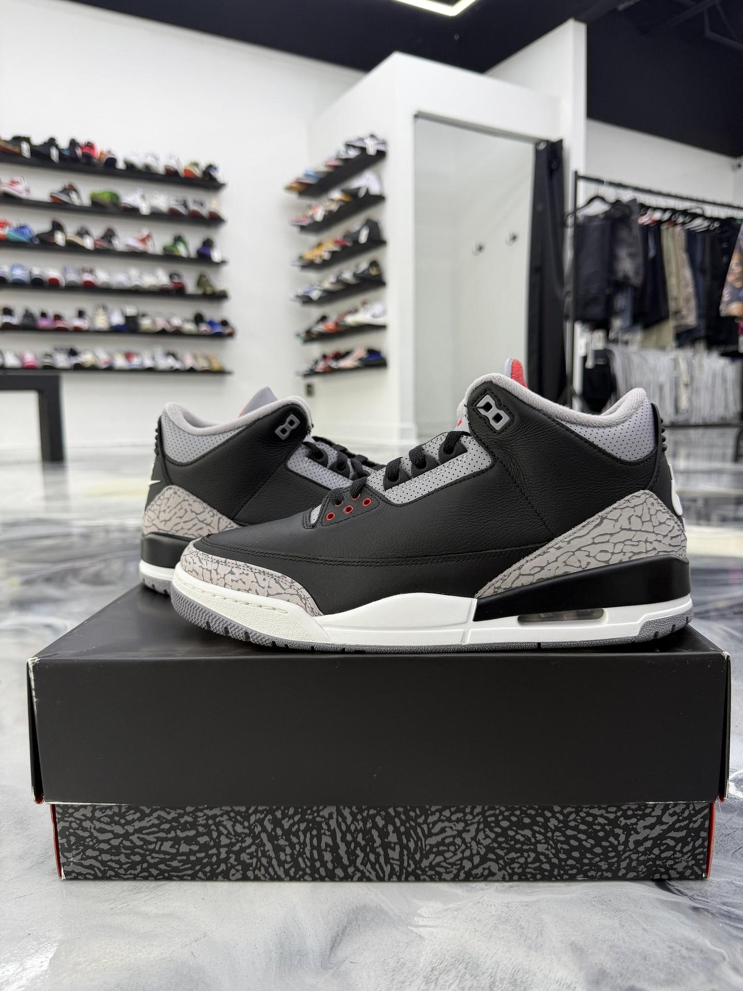 Jordan 3 Black Cement Used Size 11
