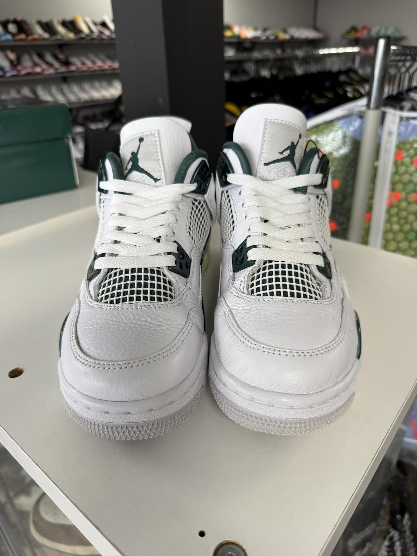 Jordan 4 "Oxidized Green" Used Size 6.5Y/8W